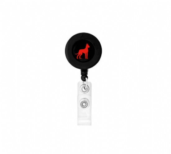 Round Retractable Badge Holder