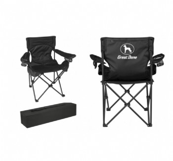 Deluxe Padded Folding Chair with Carrying Bag
